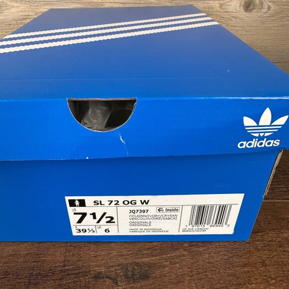 adidas SL 72 OG Womens Size 7.5 Court Green Ivory Crystal Sand JQ7397 - Picture 9 of 9